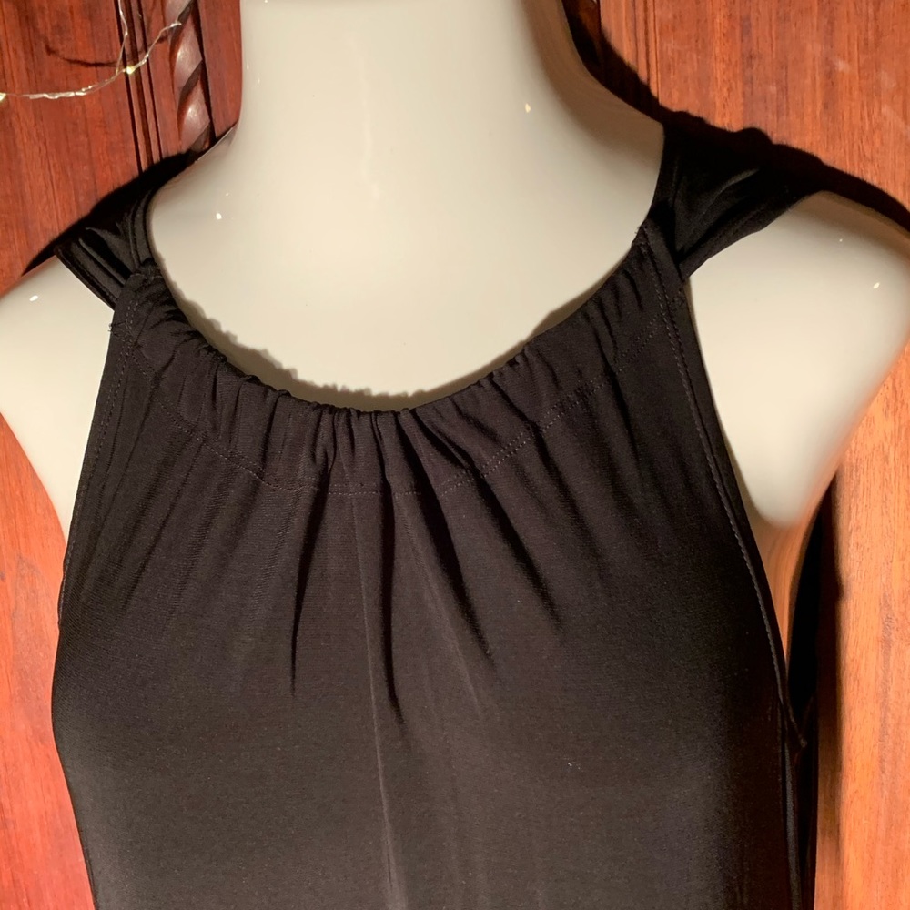 NWOT Madison Leigh Black Polkadot Shift Dress 14 - Picture 6 of 16